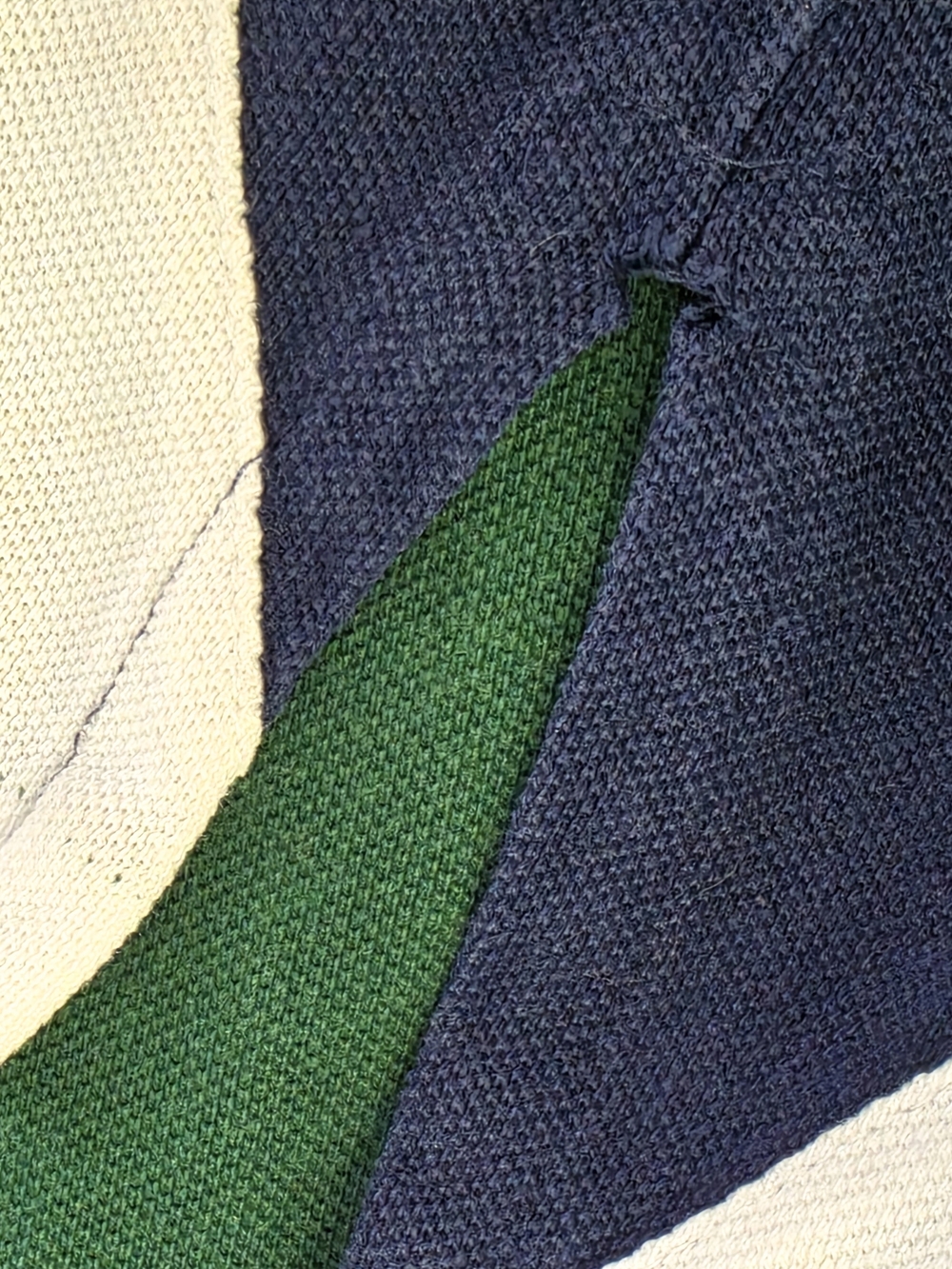 Polo Ralph Lauren Wimbledon Custom Fit Navy Green White Colorblock Polo Shirt - Picture 13 of 16